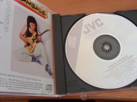 CDs de m&uacute;sica: FRANK GAMBALE (THUNDER FROM DOWN UNDER) CD USA 1990 (CDI18) - Foto 2