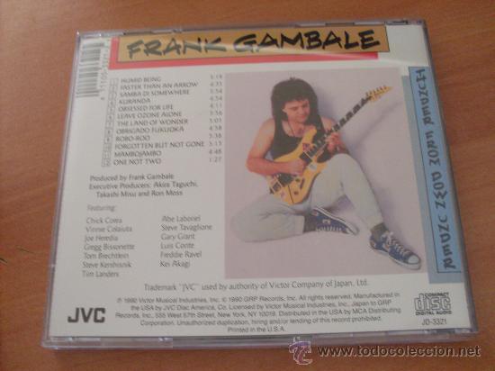 CDs de m&uacute;sica: FRANK GAMBALE (THUNDER FROM DOWN UNDER) CD USA 1990 (CDI18) - Foto 3