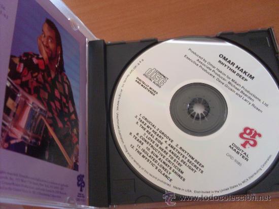 CDs de m&uacute;sica: OMAR HAKIM (RHYTHM DEEP) CD 1989 USA (CDIB3) - Foto 2