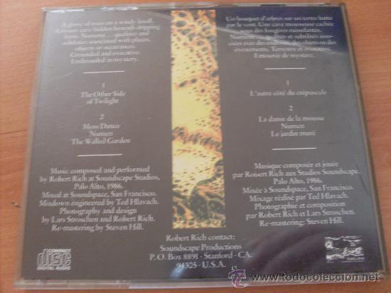 CDs de m&uacute;sica: ROBERT RICH (NUMENA) CD USA 1988 (CDIB17) - Foto 3