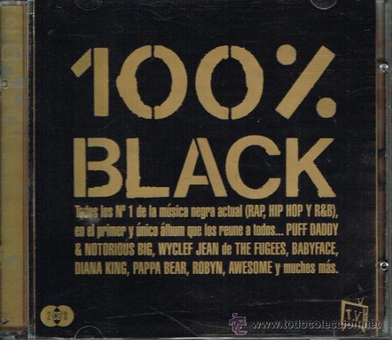 CDs de m&uacute;sica: 100% Black - Doble CD 1998 - Foto 1