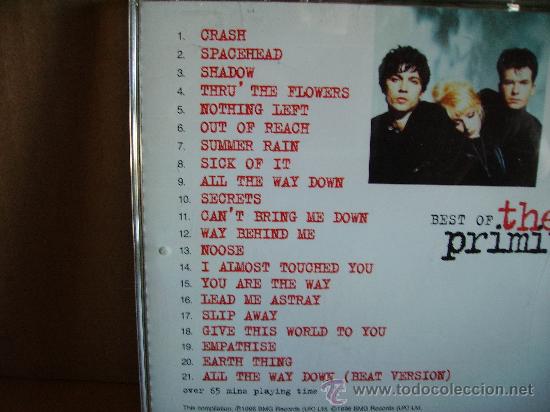 CDs de m&uacute;sica: THE PRIMITIVES ---- BEST OF - Foto 2