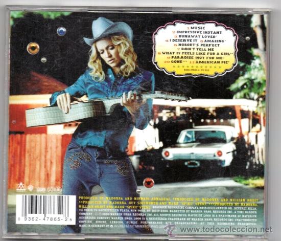 CDs de m&uacute;sica: CD MADONNA MUSIC - Foto 2