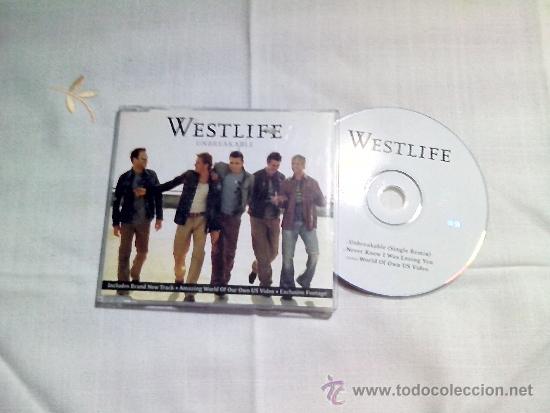 CDs de m&uacute;sica: WESTLIFE - UNBREAKABLE - CD SINGLE + CD ROM - Foto 1