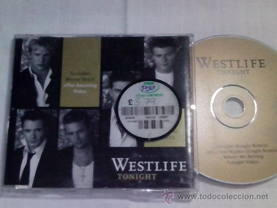 CDs de m&uacute;sica: WESTLIFE - TONIGHT - CD SINGLE 3 CANCIONES + VIDEO - Foto 1