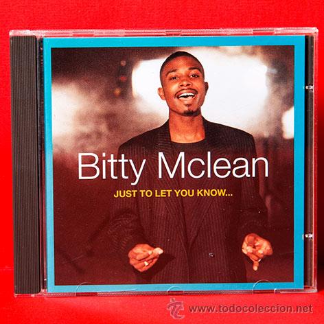 CDs de m&uacute;sica: Bitty Mclean Just To Let You Know CD - Foto 1