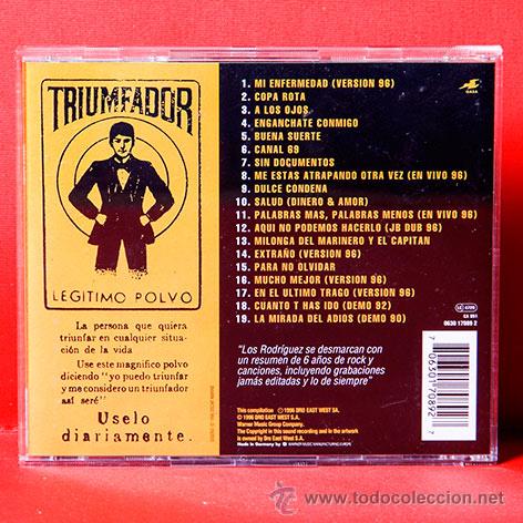 CDs de m&uacute;sica: Los Rodriguez Hasta Luego CD - Foto 2