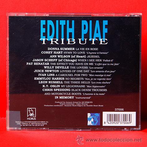 CDs de m&uacute;sica: Edith Piaf Tribute CD - Foto 2