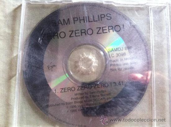 CDs de m&uacute;sica: CD SINGLE PROMO - SAM PHILIPS ZERO ZERO ZERO ! - Foto 1