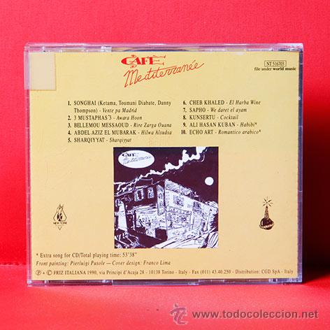CDs de m&uacute;sica: Cafe Mediterranee CD Raro - Foto 2