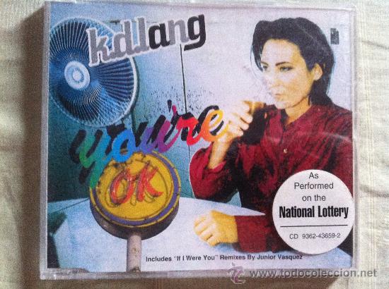 CDs de m&uacute;sica: CD SINGLE PROMO - K.D.LANG - YOURE OK - Foto 1