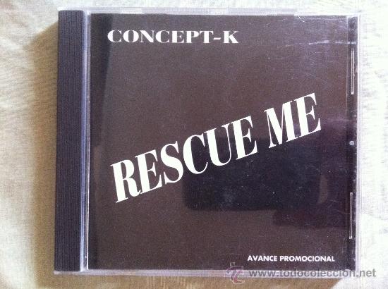 CDs de m&uacute;sica: CD SINGLE PROMO - CONCEPT-K  -  RESCUE ME - Foto 1