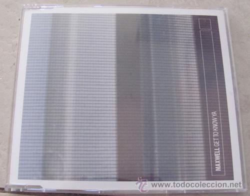 CDs de m&uacute;sica: MAXWELL - GET TO KNOW YA - CDSINGLE - Foto 1