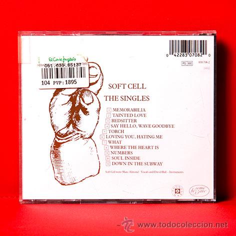 CDs de m&uacute;sica: SOFT CELL The Singles CD - Foto 2