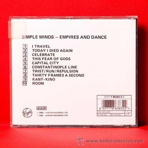 CDs de m&uacute;sica: SIMPLE MINDS Empires And Dance CD - Foto 2