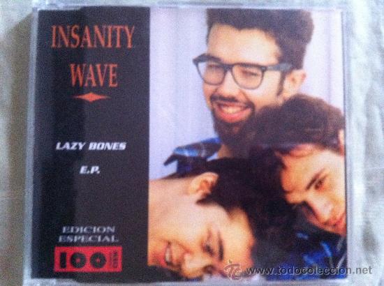 CDs de m&uacute;sica: CD SINGLE PROMO - LAZY BONES - INSANITY WAVE-E.P. ED.ESP.CADENA 100 - Foto 1