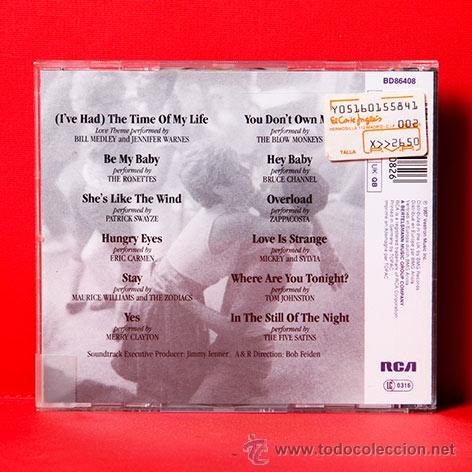 CDs de m&uacute;sica: DIRTY DANCING BSO CD - Foto 2