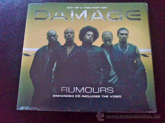 CDs de m&uacute;sica: DAMAGE, RUMOURS - PARTE 1 DE 2 - CD SINGLE 4 TEMAS - Foto 1