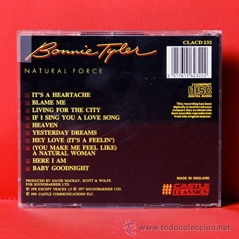CDs de m&uacute;sica: BONNIE TYLER Natural Force CD - Foto 2