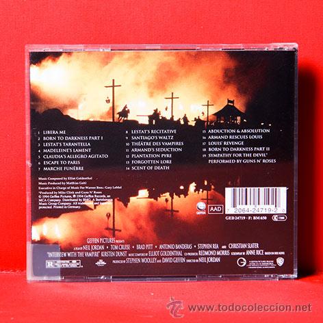 CDs de m&uacute;sica: INTERVIEW WITH THE VAMPIRE BSO CD - Foto 2