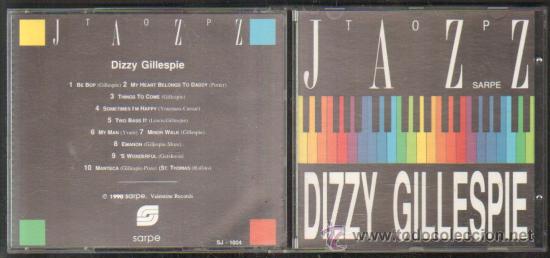 CDs de m&uacute;sica: TOP JAZZ: DIZZY GILLESPIE  ( CD-JAZZ-226,3 ) - Foto 1