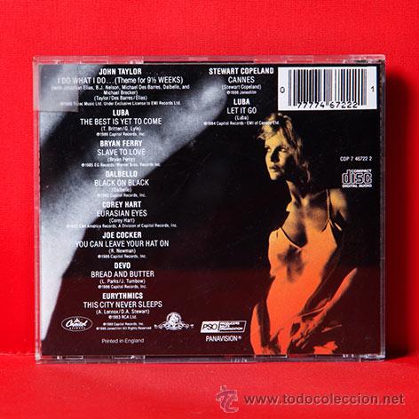 CDs de m&uacute;sica: 9 1/2 WEEKS BSO CD - Foto 2