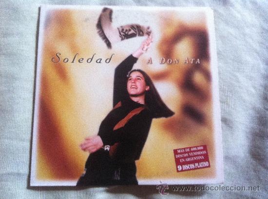 CDs de m&uacute;sica: CD SINGLE-SOLEDAD-A DON ATA - Foto 1