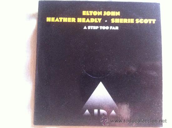 CDs de m&uacute;sica: CD SINGLE-ELTON JOHN A STEP TOO FAR - Foto 1