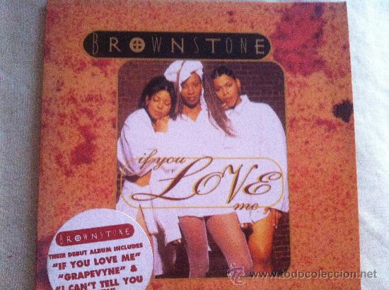 CDs de m&uacute;sica: CD SINGLE-BROWNSTONE-IF YOU LOVE - Foto 1