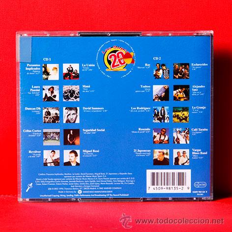 CDs de m&uacute;sica: LOS SUPER 20 EXITOS DEL A&Ntilde;O II DOBLE CD - Foto 2