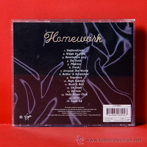 CDs de m&uacute;sica: DAFT PUNK Homework CD - Foto 2