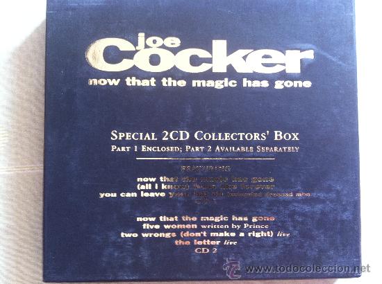 CDs de m&uacute;sica: CD SINGLE-JOE COCKER-NOW THAT THE MAGIC HAS GONE-BOX - Foto 1