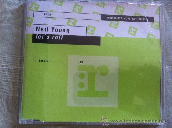 CDs de m&uacute;sica: CD SINGLE-NEIL YOUNG-LETS ROLL - Foto 1