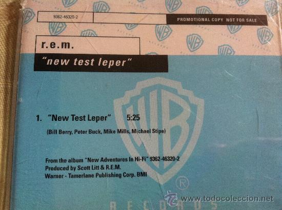 CDs de m&uacute;sica: CD SINGLE-R.E.M.-NEW TEST LEPER - Foto 1