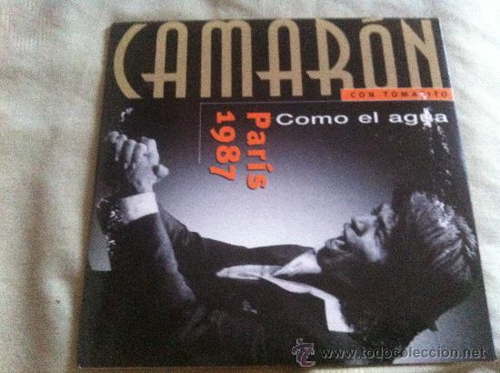 CDs de m&uacute;sica: CD SINGLE-CAMARON-COMO EL AGUA - Foto 1