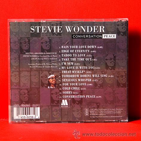 CDs de m&uacute;sica: STEVIE WONDER CONVERSATION PEACE CD - Foto 2