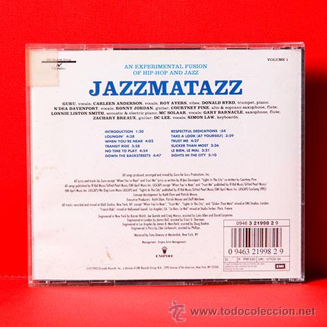 CDs de m&uacute;sica: GURU - JAZZMATAZZ VOLUME:1 CD - Foto 2
