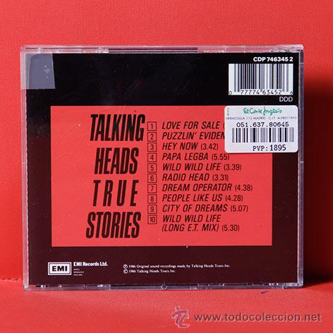 CDs de m&uacute;sica: TALKING HEADS  TRUE STORIES CD - Foto 2