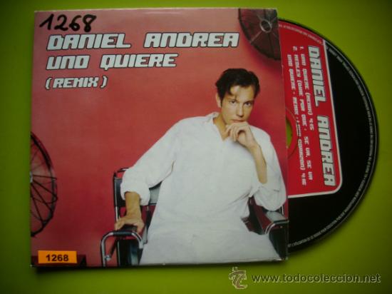 CDs de m&uacute;sica: DANIEL ANDREA / UNO QUIERE (REMIX) - MEDLEY (CD SINGLE 2002) - Foto 1
