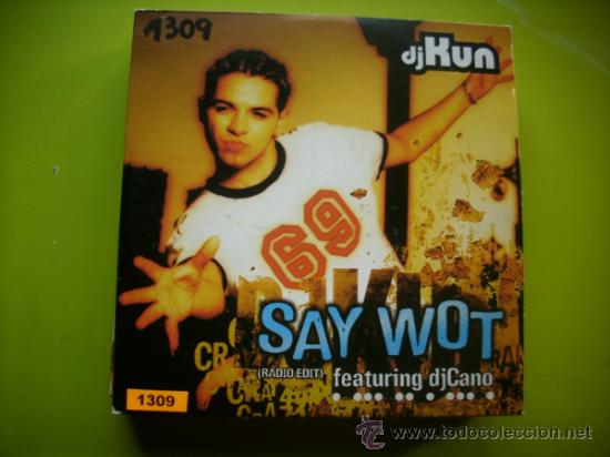 CDs de m&uacute;sica: DJ KUN / SAY WOT (CD SINGLE 2000) PEPETO - Foto 1