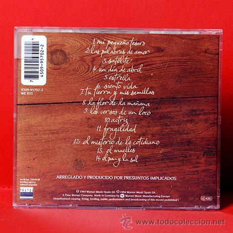 CDs de m&uacute;sica: PRESUNTOS IMPLICADOS EL PAN Y LA SAL CD - Foto 2