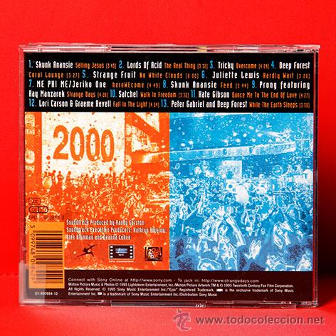 CDs de m&uacute;sica: STRANGE DAYS BSO CD - Foto 2