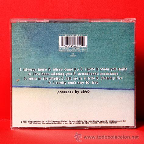 CDs de m&uacute;sica: UB40 GUNS IN THE GHETTO CD - Foto 2