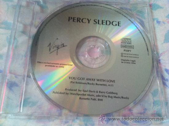 CDs de m&uacute;sica: CD SINGLE - PERCY SLEDGE - YOU GOT AWAY WITH LOVE - Foto 1