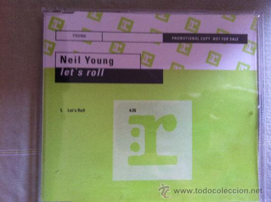 CDs de m&uacute;sica: CD SINGLE-NEIL YOUNG-LETS ROLL - Foto 1