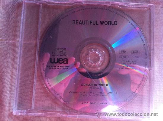 CDs de m&uacute;sica: CD SINGLE - BEAUTIFUL WORLD - WONDERFUL WORLD - Foto 1