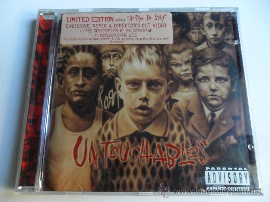 CDs de m&uacute;sica: KORN . UNTOUCHABLES CD - Foto 1