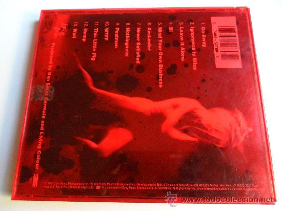 CDs de m&uacute;sica: LIVING COLOUR . STAIN - Foto 2