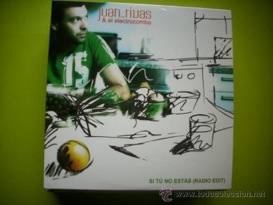 CDs de m&uacute;sica: JUAN RIVAS & EL ELECTROCOMBO / SI T&Uacute; NO EST&Aacute;S (CD SINGLE 2003) - Foto 1