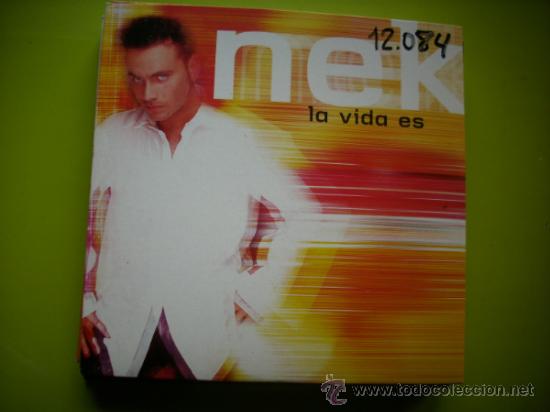 CDs de m&uacute;sica: NEK / LA VIDA ES (CD SINGLE CART&Oacute;N 2000) - Foto 1
